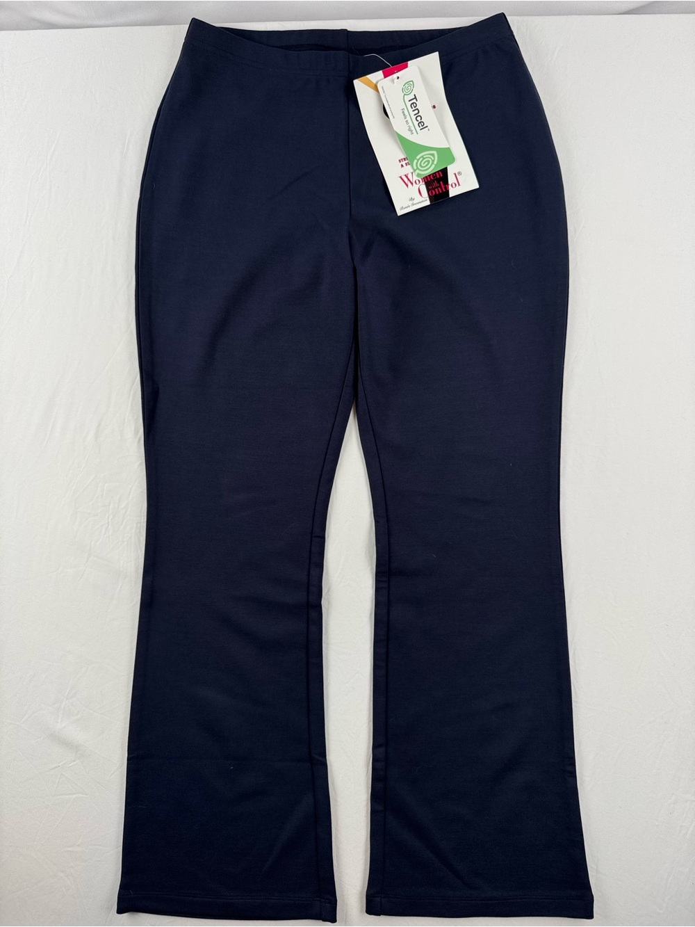 Women with Control Bootcut Shaping Navy Blue Leggings